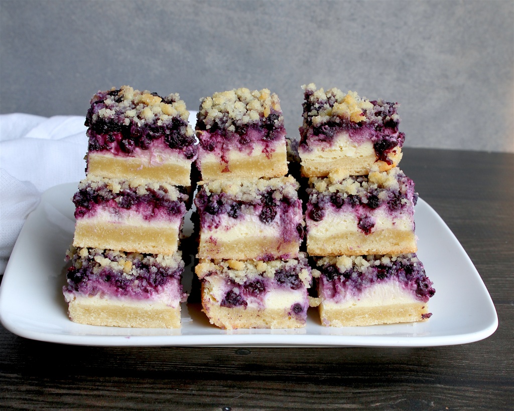 blueberry cheesecake bars 