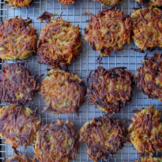 sweet potato latkes