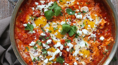 Shakshuka (gluten-free, grain-free, paleo, dairy-free)