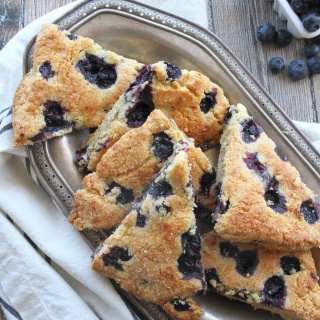 blueberry scones