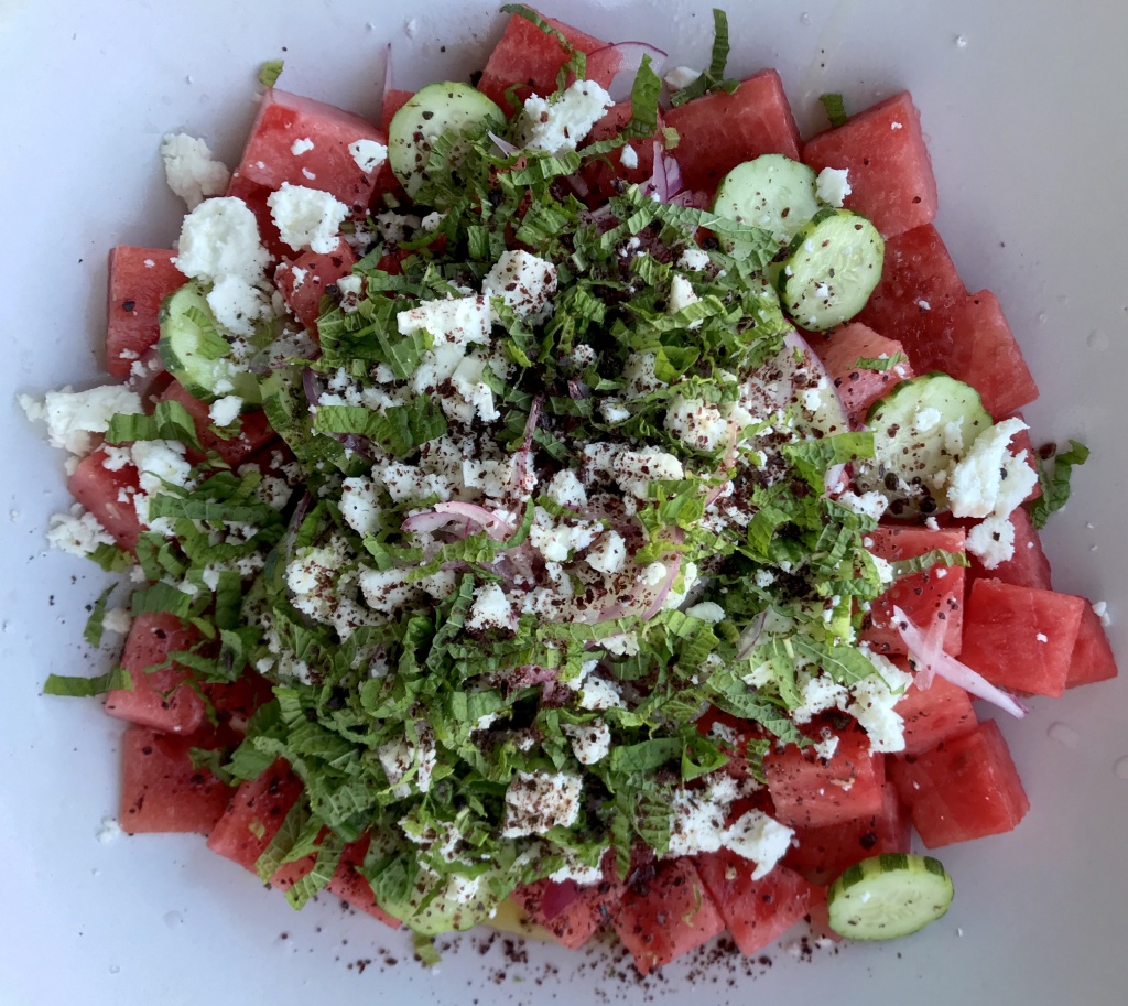 watermelon salad 