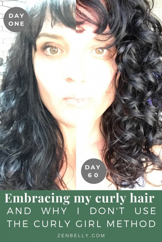 embracing my curly hair and why I don't use the curly girl method