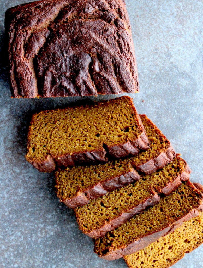 brown butter bourbon pumpkin bread 