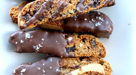 Chocolate Cherry Almond Biscotti