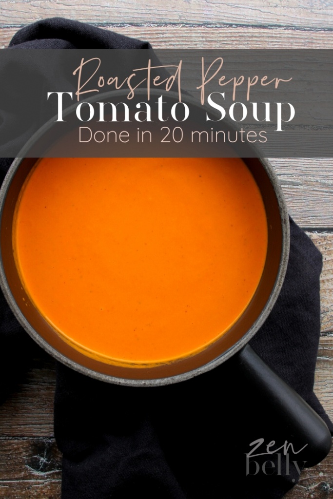 roasted pepper tomato soup