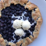 blueberry galette