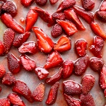 honey roasted strawberries