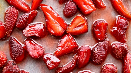 Honey Roasted Strawberries