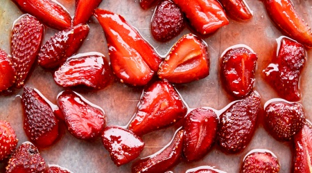 Honey Roasted Strawberries