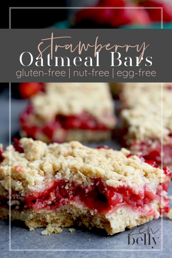 strawberry oatmeal bars