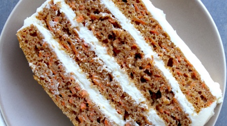 Really Excellent gluten-free Carrot Cake