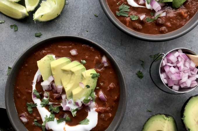 black bean soup