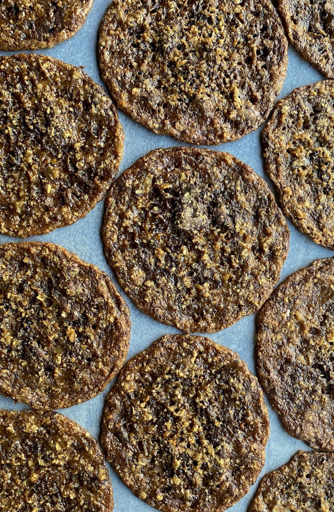 chocolate oatmeal florentine cookies