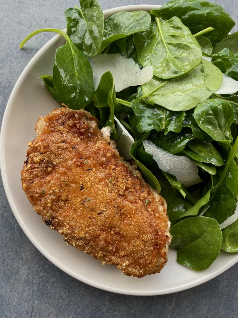 breaded pork chops