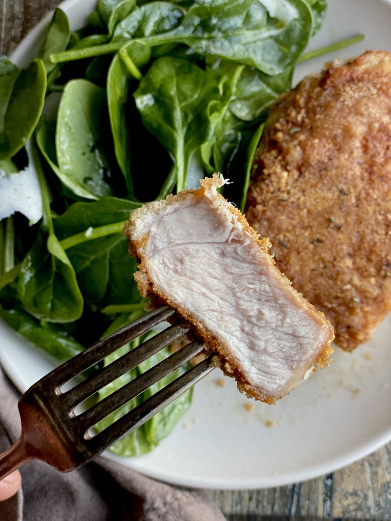 breaded pork chops