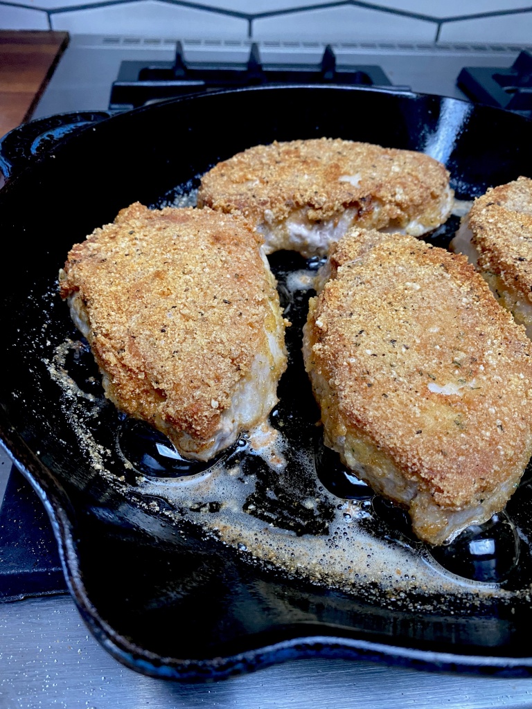 breaded pork chops