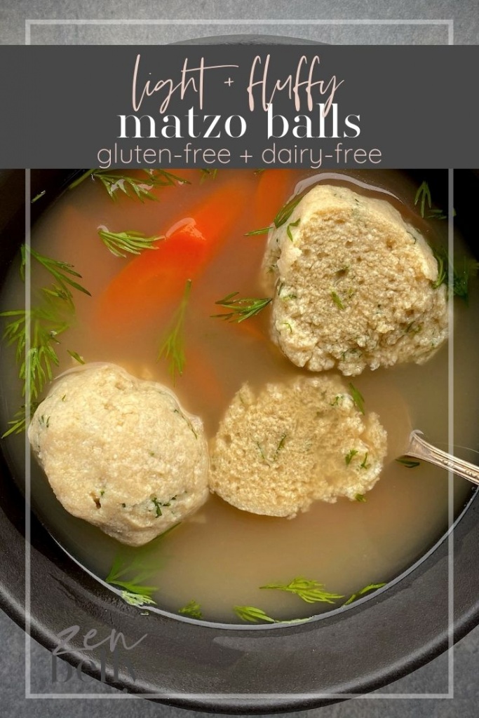 Fluffy Matzo Ball Soup - Cooking with Carbs