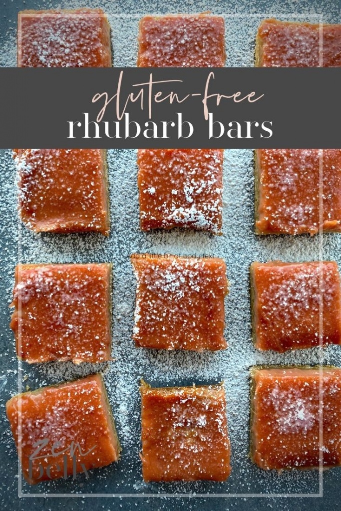 rhubarb bars
