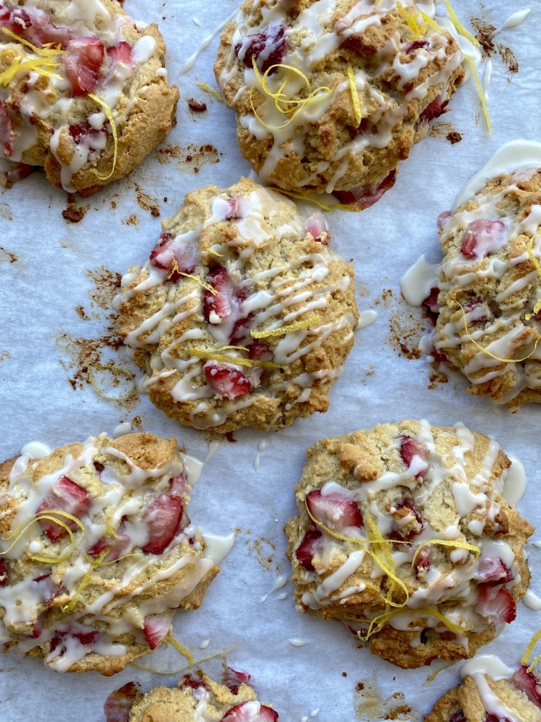 strawberry drop biscuits