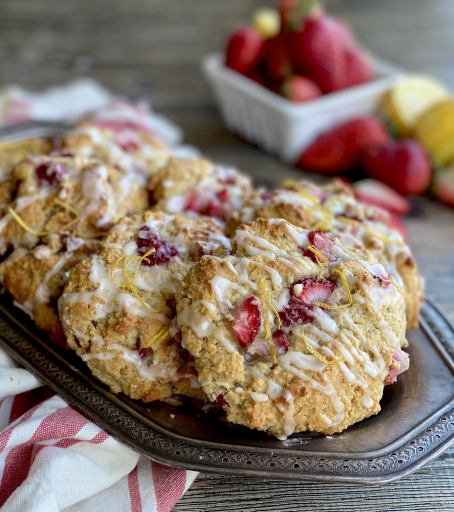 strawberry drop biscuits