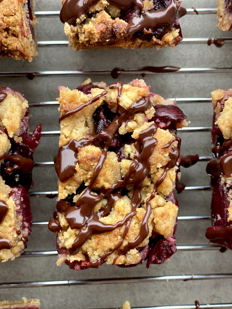 chocolate covered cherry bars