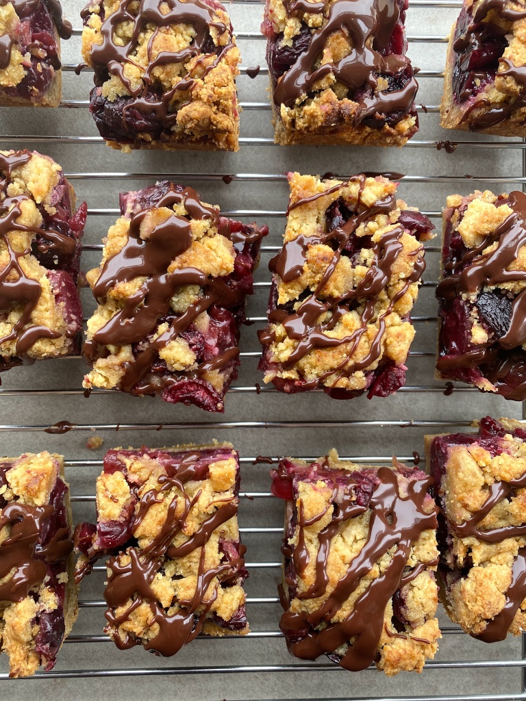 chocolate covered cherry bars