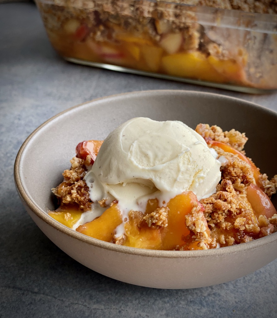 peach crisp