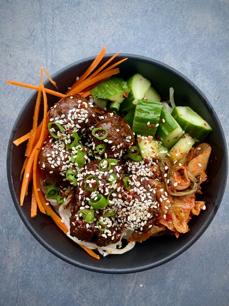 bulgogi meatballs 