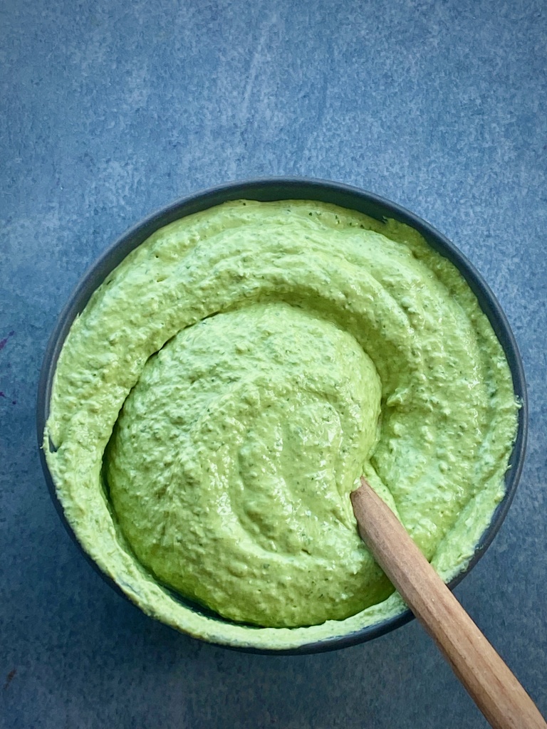 green tahini 
