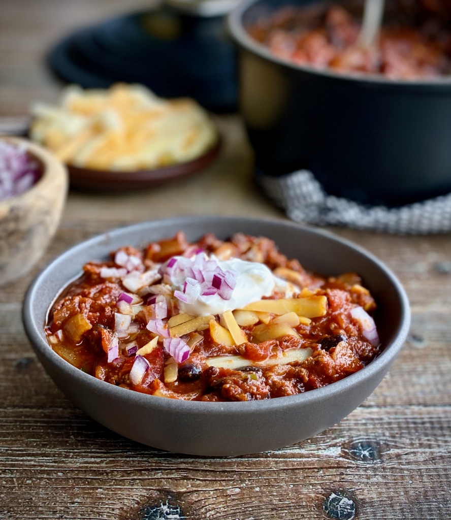 beef and bacon chili