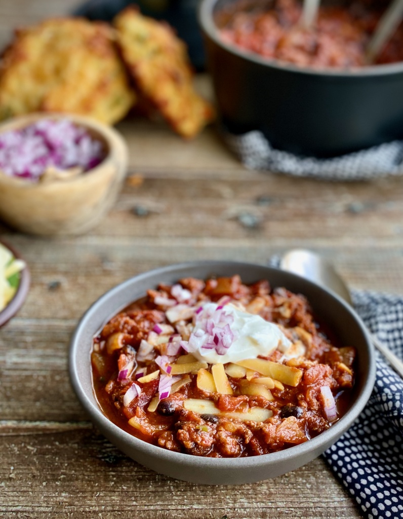 beef and bacon chili