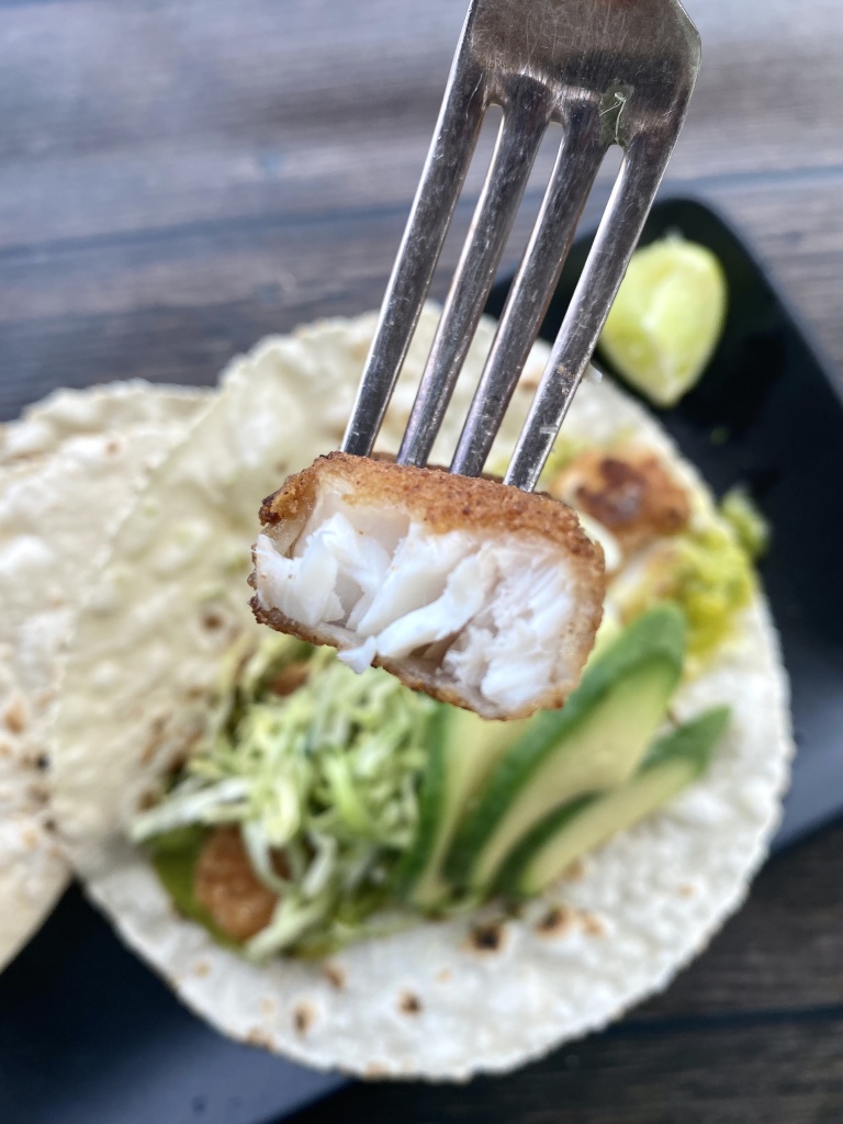 crispy fish tacos 
